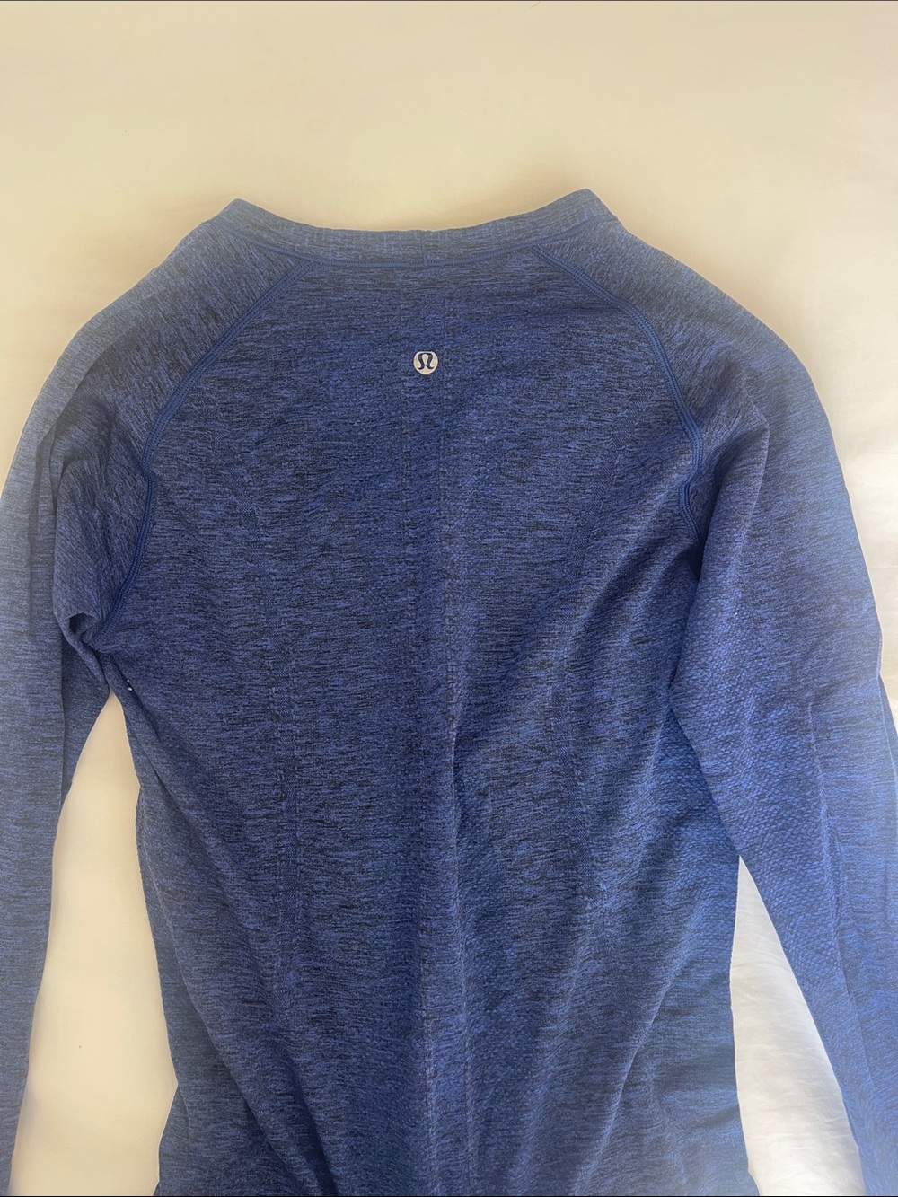 lululemon athletica Kids Long-Sleeve Performance Top - Heathered Blue